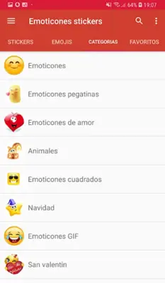 Emoticonos android App screenshot 3