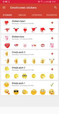 Emoticonos android App screenshot 6